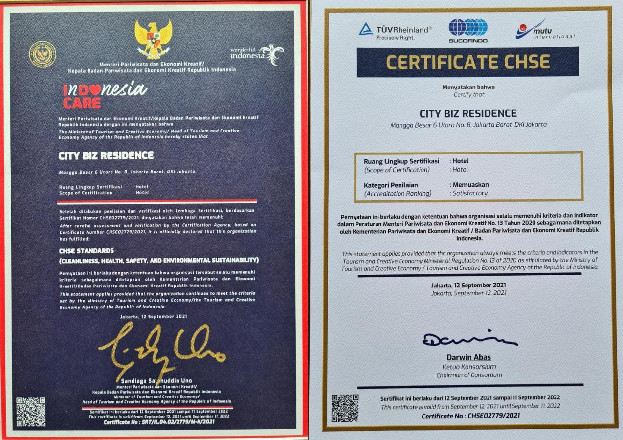 City Biz Residence Jakarta Luaran gambar